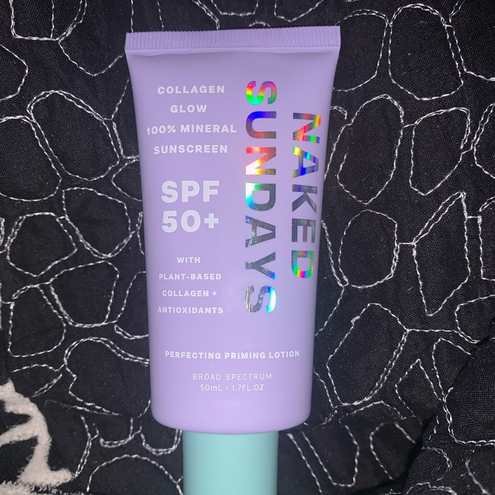 NAKED SUNDAYS SPF50+ Collagen Boost Mineral Perfecting Priming Lotion BRAND NEW